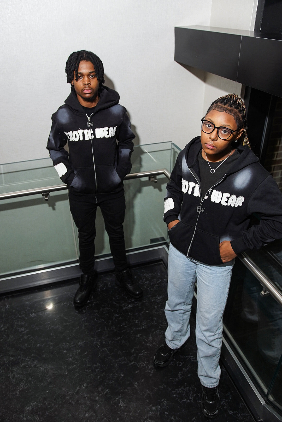 Exotic Wear “Zipup Black”