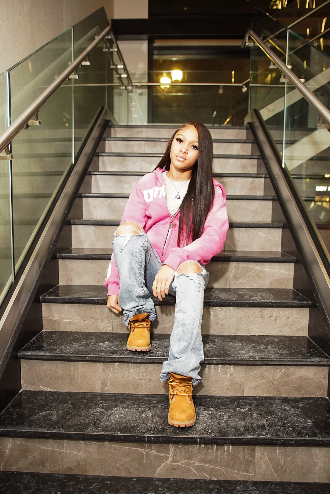 Exotic Wear “Zipup Pink”