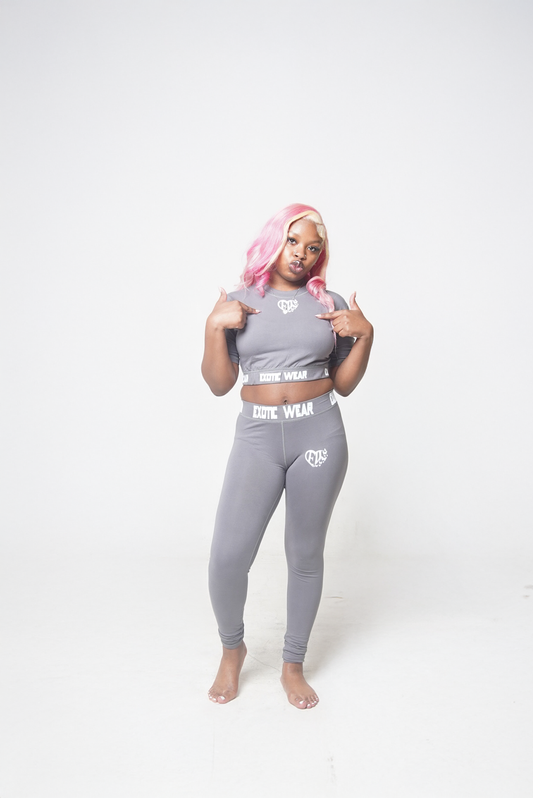EXOTIC WEAR FEMALE “GREY” SET
